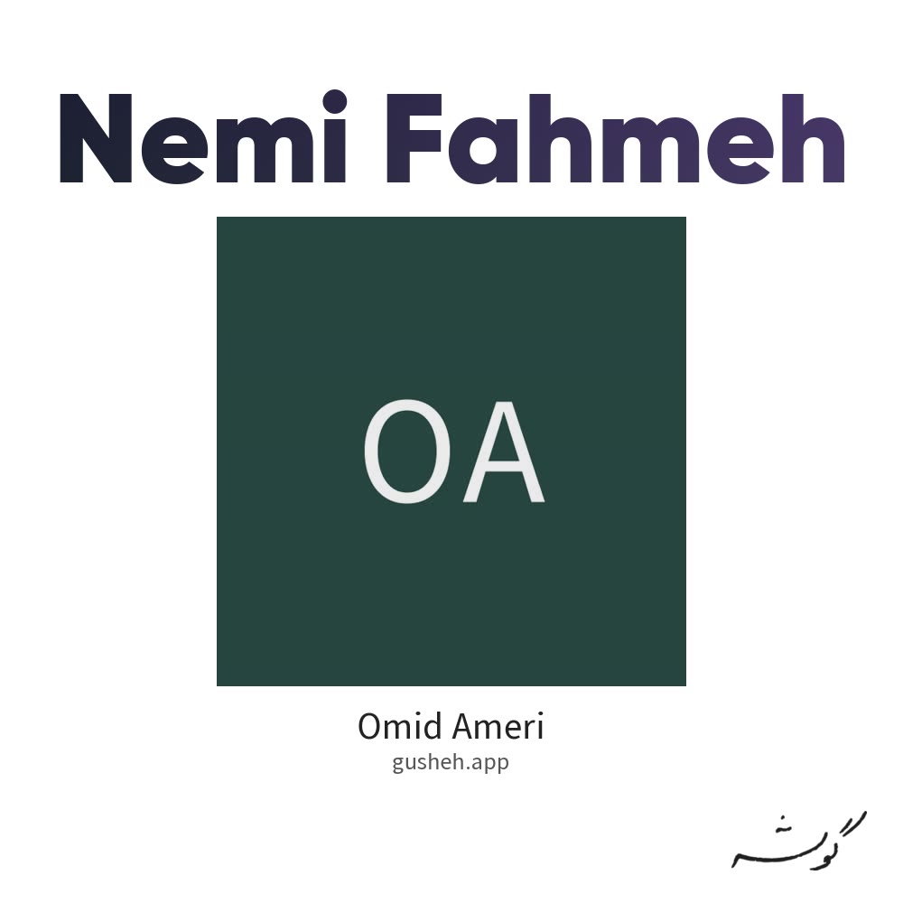 نمیفهمه · Omid Ameri