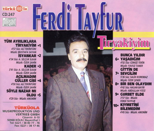 Tiryakiyim Ben — Ferdi Tayfur
