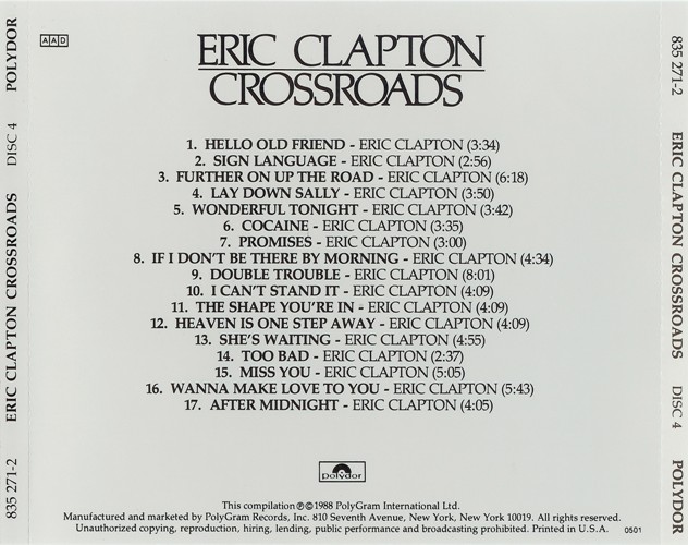 CD 4 — Eric Clapton
