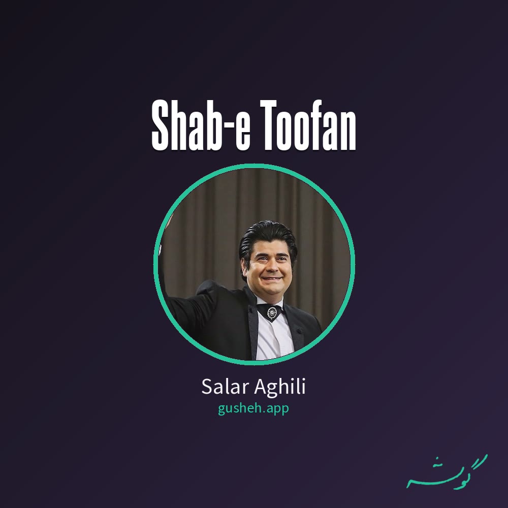 Обложка شب طوفان · Salar Aghili