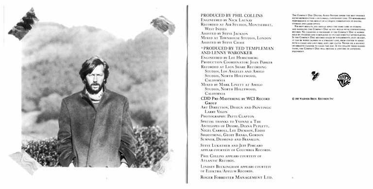 Behind The Sun — Eric Clapton