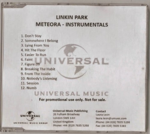 Meteora Instrumentals — Linkin Park
