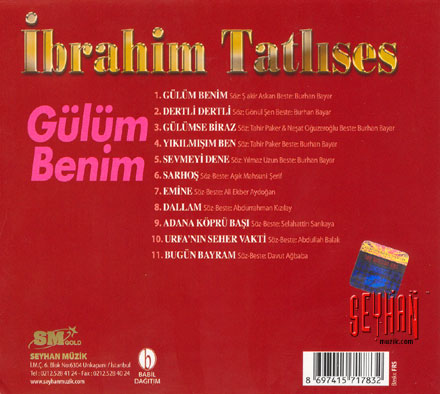 Ibrahim Tatlises - Gulum Benim — Ibrahim Tatlises